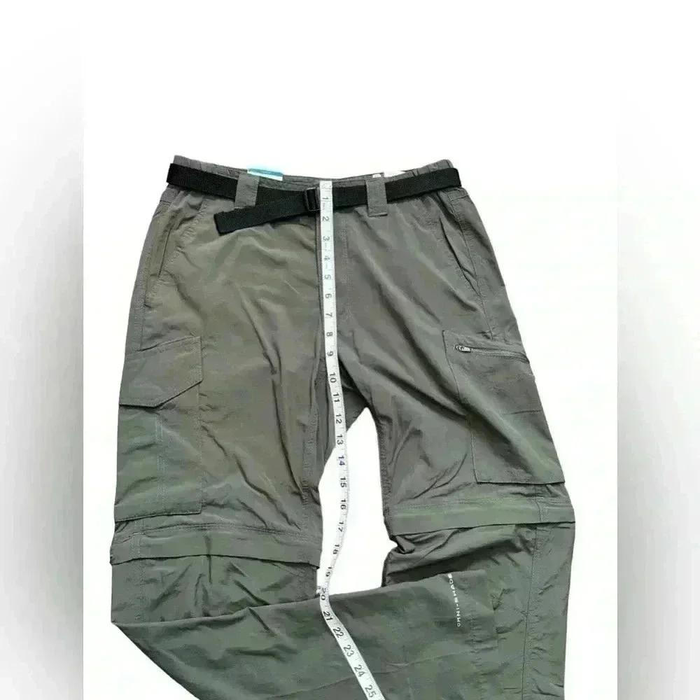 Columbia Convertible Pants Men's 30 x 30 Green Omni Shade Sun Protection Hiking